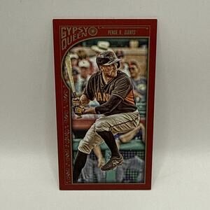Hunter Pence 2015 Topps Gypsy Queen #261 Mini Red /50 Short Print MLB Giants